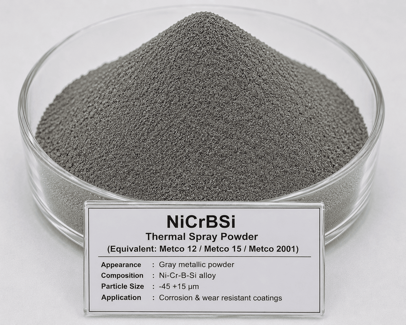 NiCrBSi Thermal Spray Powder (Metco 12 / 15 / 2001) NiCrBSi Thermal Spray Powder (Metco 12 / 15 / 2001)