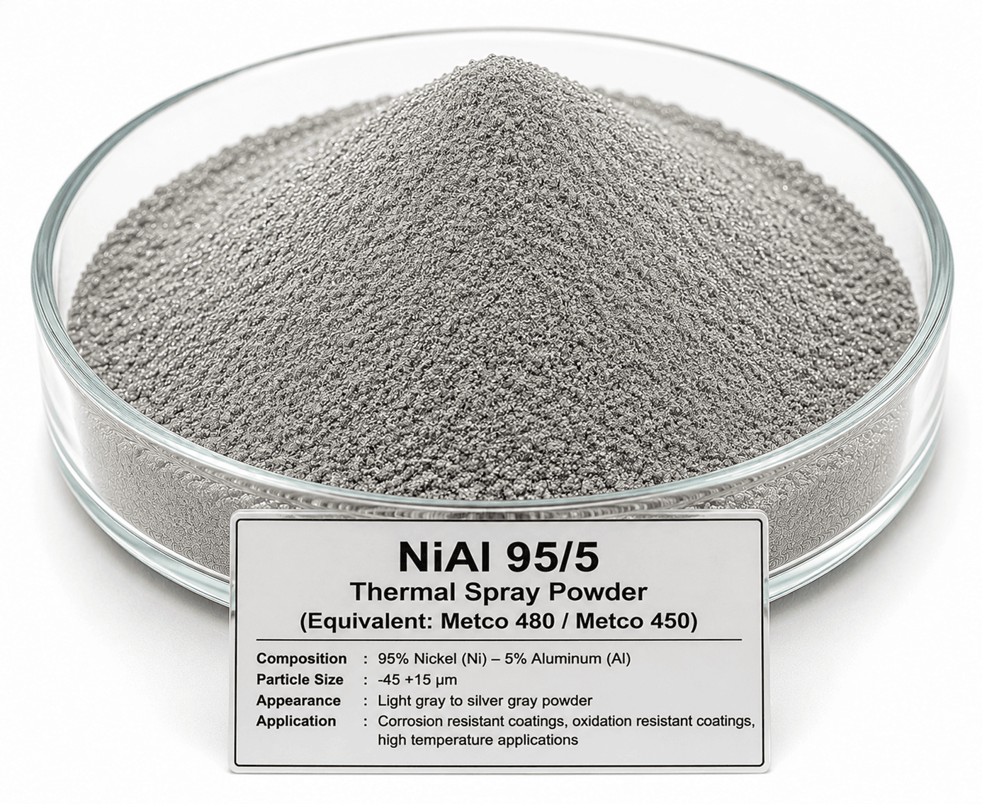 NiAl 95/5 (Metco 480 / Metco 450) NiAl 95/5 (Metco 480 / Metco 450)