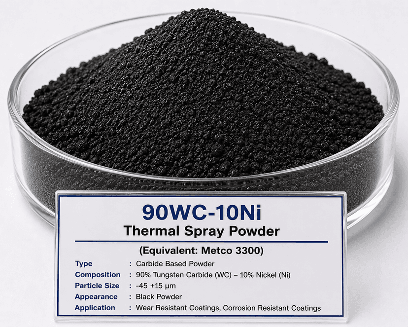 90WC-10Ni Thermal Spray Powder (Equivalent: Metco 3300) 90WC-10Ni Thermal Spray Powder (Equivalent: Metco 3300)