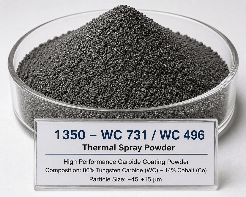 1350 – WC 731 / WC 496 Thermal Spray Powder 1350 – WC 731 / WC 496 Thermal Spray Powder